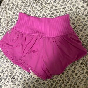 Free people Game time shorts in pink